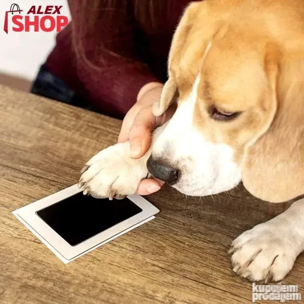 PetPrint Set za otiske šapa ljubimaca za večnu uspomenu