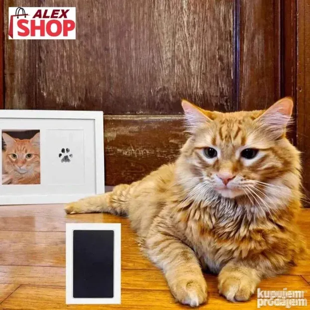 PetPrint Set za otiske šapa ljubimaca za večnu uspomenu