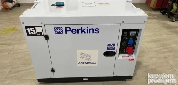 PERKINS agregat 15KW besumni sa automatikom dizel NOVO