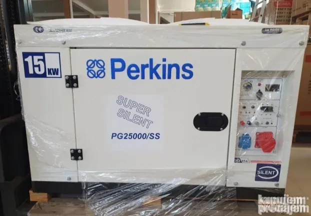 PERKINS agregat 15KW besumni sa automatikom dizel NOVO