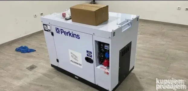 PERKINS agregat 15KW besumni sa automatikom dizel NOVO