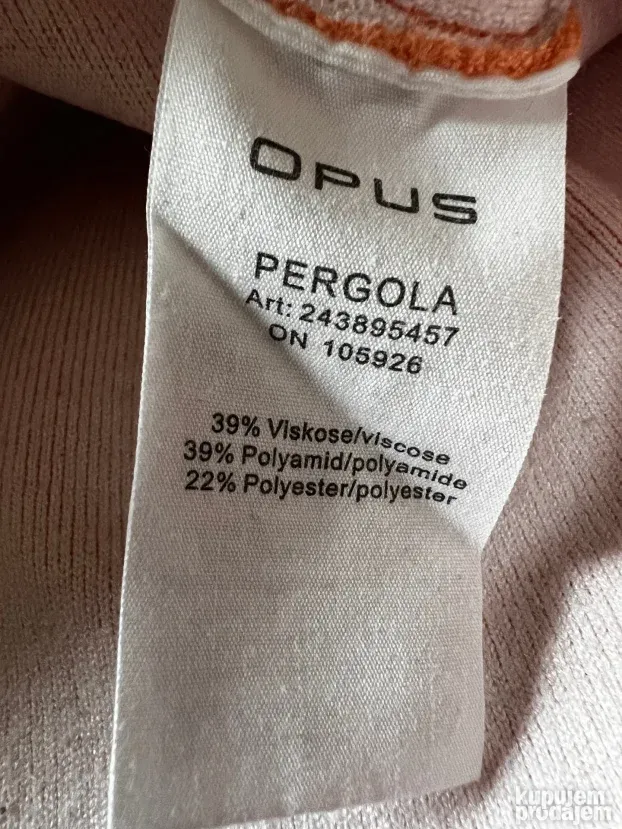 OPUS ORIGINAL zenski narandzasti oversize duks 38 ili M - L