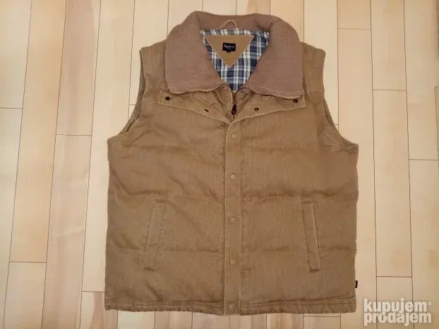 PEPE JEANS vrhunski muski perjani prsluk XL