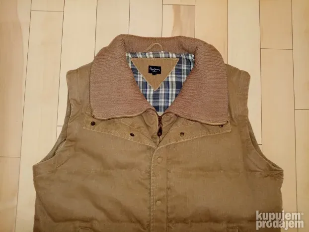 PEPE JEANS vrhunski muski perjani prsluk XL