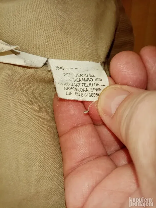 PEPE JEANS vrhunski muski perjani prsluk XL
