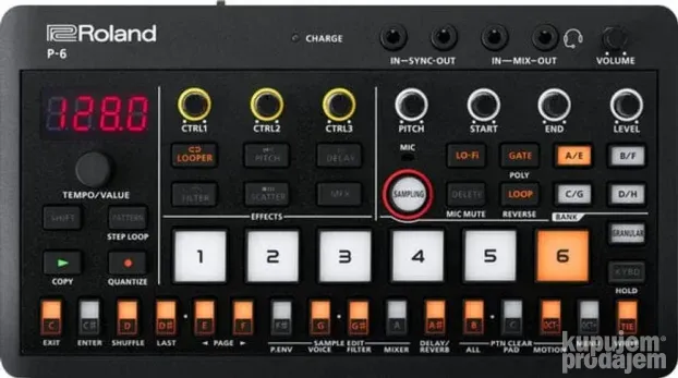 Roland Aira Compact P-6 Sampler