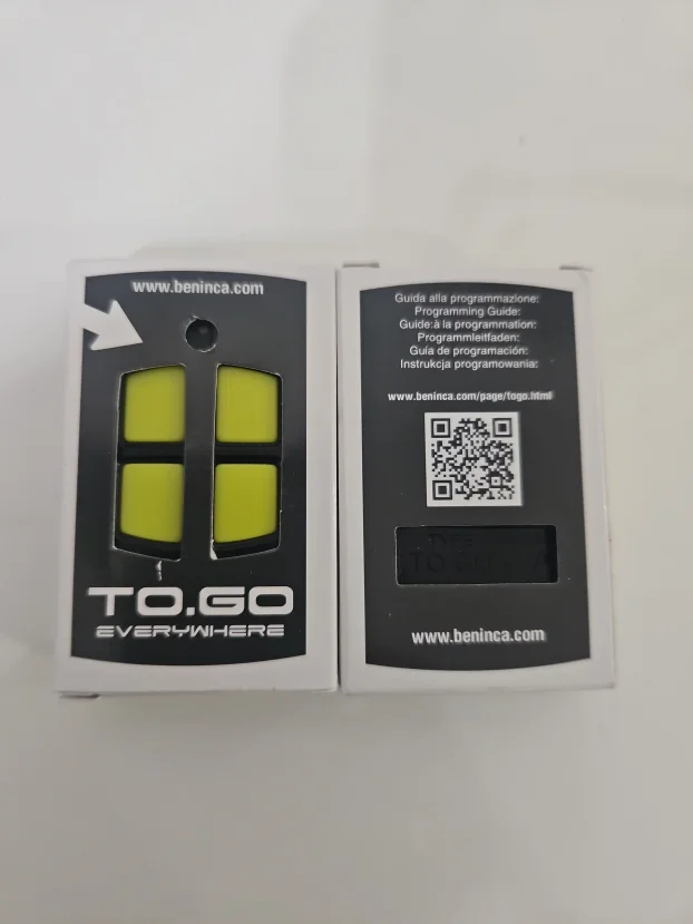 Beninca to go 4VA daljinski upravljač za garažna vrata