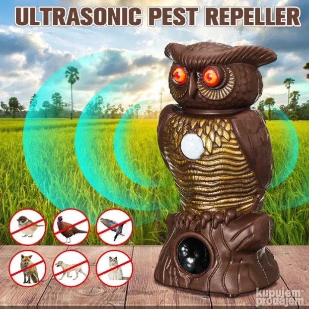 Ultrazvucni repetitor rasterivac stetocina u obliku Sove