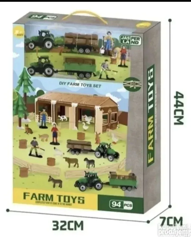 Farma za decu Igracka farma Set farma Zivotinje