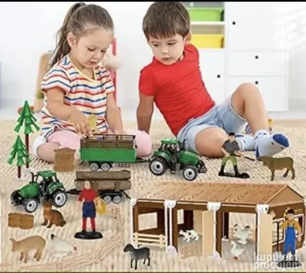 Farma za decu Igracka farma Set farma Zivotinje