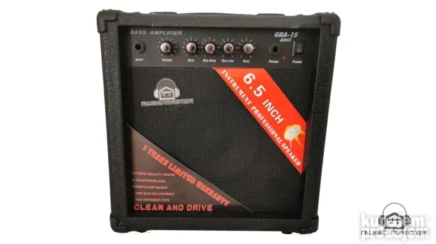 Pojačalo za bas gitaru 15w Music master GBA15BK