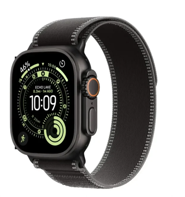 Apple Watch Ultra 3 49mm BlackTrail Loop Black/Charcoal
