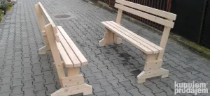 Klupe sa naslonom Maja
