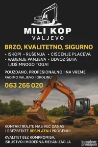 iskop i čišćenje placeva