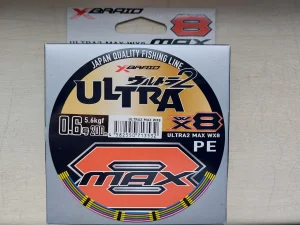 YGK XBRAID Ultra2 Max X8, 0,6 PE, 200m, made in Japan
