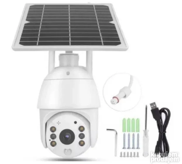 Nezavisna Kamera solarna sa 4G SIM karticom PTZ WiFi