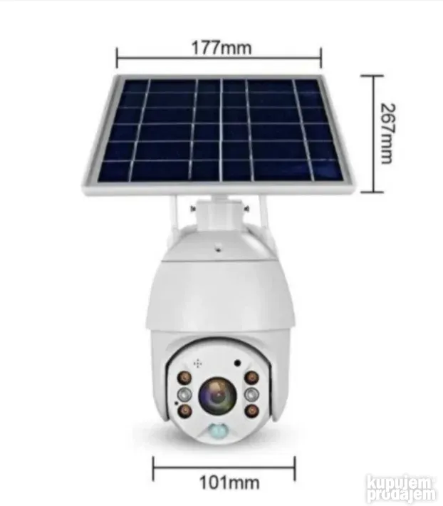 Nezavisna Kamera solarna sa 4G SIM karticom PTZ WiFi