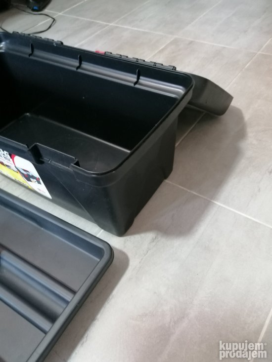 Kutija za alat 19 crna  novo