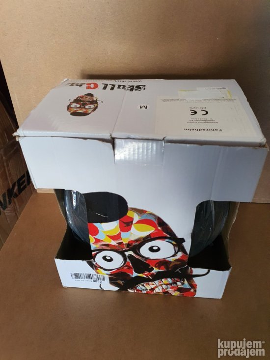 Kaciga za Decu (Crna) M-Velicina Skull-C