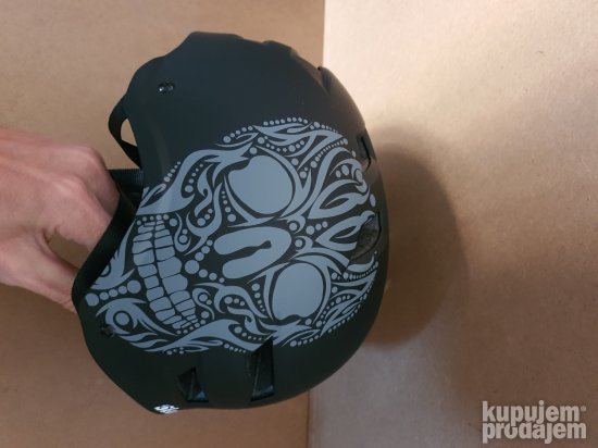 Kaciga za Decu (Crna) M-Velicina Skull-C
