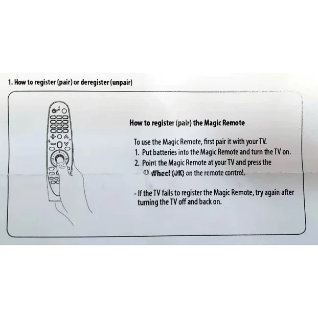 Daljinski za LG AN-MR19BA MAGIC