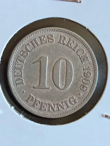 10 pf. 1908 A g. Nemačka