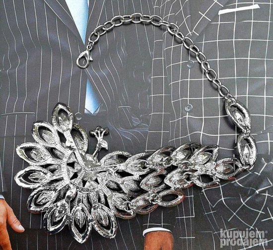 Paun - raskošna narukvica