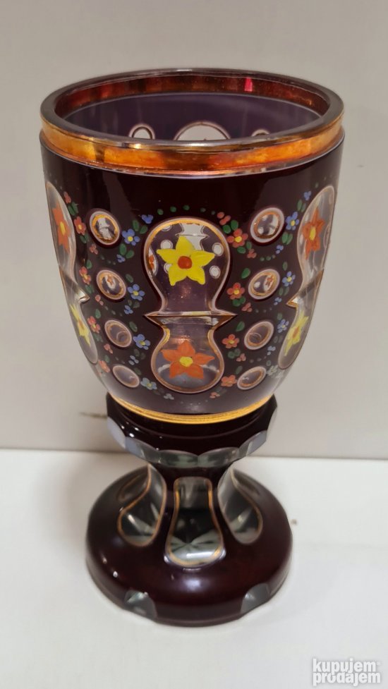 Vrhunska bidermeier pehar casa na stopi-Stari Bec 19ti vek-2