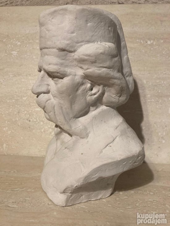 Vuk Karadžić figura - bista gips 20cm