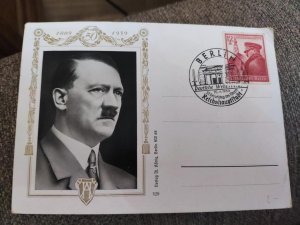 Razglednica iz 1939 god nemacka 50 rodjendan Adolfa Hitlera