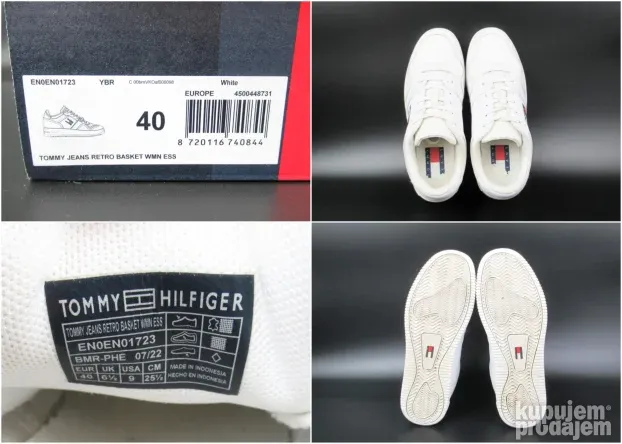 Tommy Hilfiger retro patike KOŽA T3020