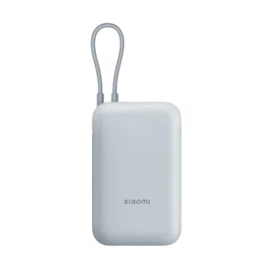 XIAOMI Power Bank 10000mah fix USB C cable ice blue