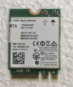 Intel AC 8260NGW wireless kartica