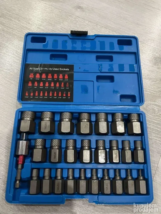 set za ostecene srafove/ najveci set