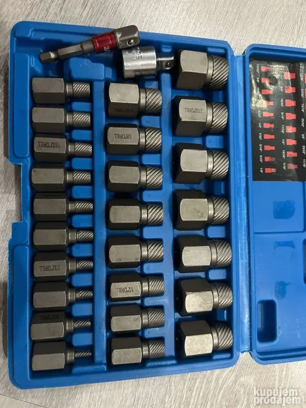 set za ostecene srafove/ najveci set