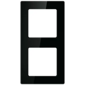 Avatto N-ts10-frame-b2 Dupla Villanykapcsolo Frame Black