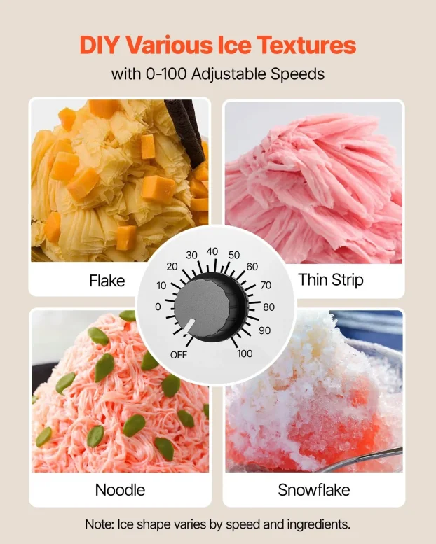 Masina Za Pahuljasti Led Drobljenje Leda 80kg/24h vv