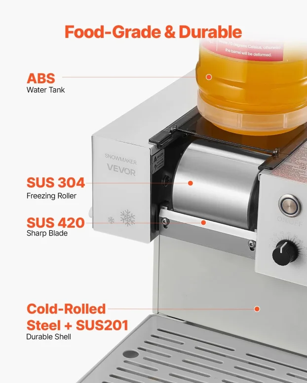 Masina Za Pahuljasti Led Drobljenje Leda 80kg/24h vv