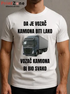 Majica Vozac kamiona - Stampa po zelji