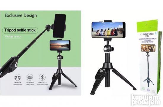 PODESIVI Bežični TRIPOD Sa Bluetooth UPRAVLJAČEM - Selfie