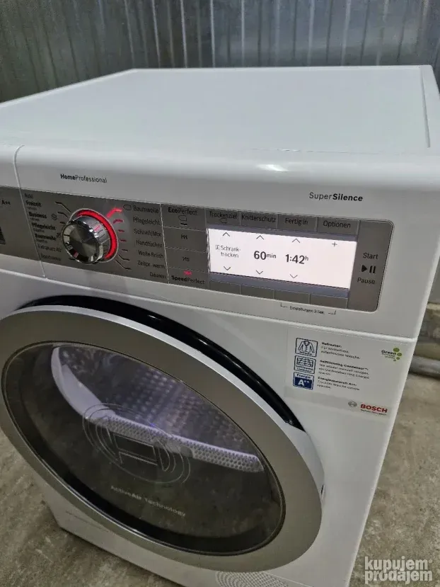 Bosch HomeProfessional Super Silence 8Kg Toplotna Pumpa