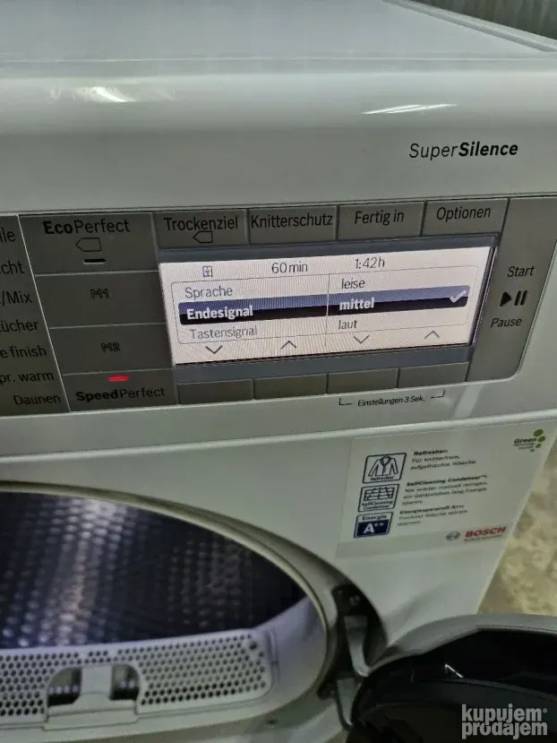 Bosch HomeProfessional Super Silence 8Kg Toplotna Pumpa