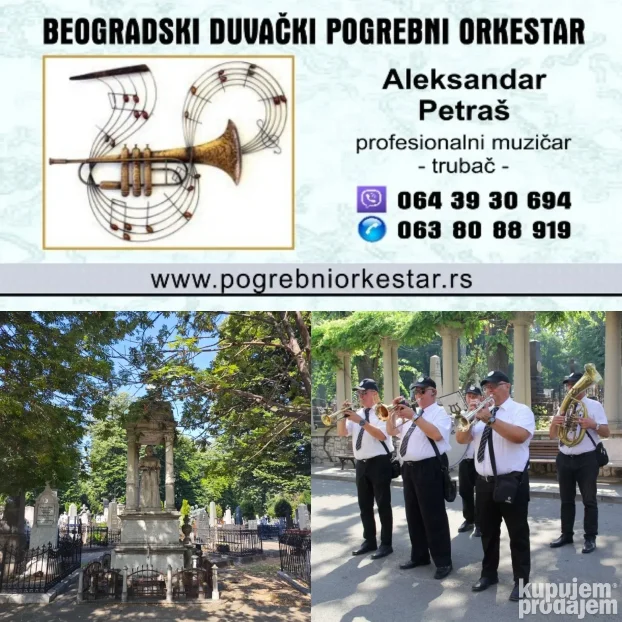 Trubači pogrebni orkestar pleh muzika sahrane