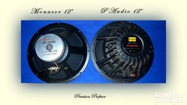 M o n a c o r 75 w / 12" , 8 ohm - mint +