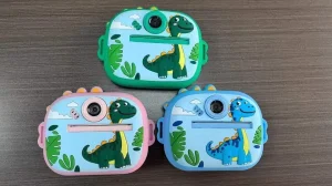 Dečija digitalna mini kamera sa dizajnom dinosaurusa i funkc