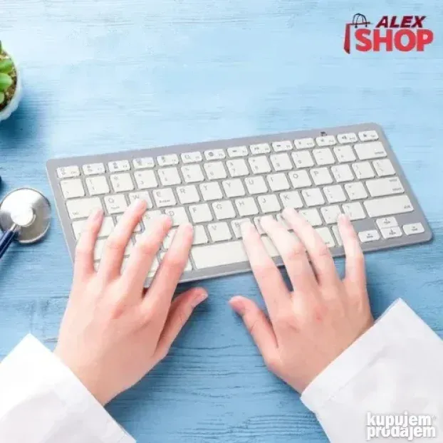 Ultra tanka bežična Bluetooth tastatura za sve IT uređaje