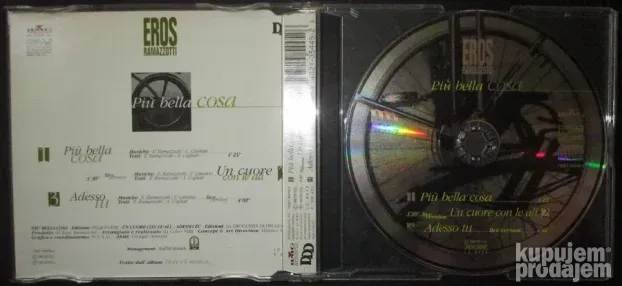 Eros Ramazzotti-Piu Bella Cosa Maxi Singl EC.CD (1996)