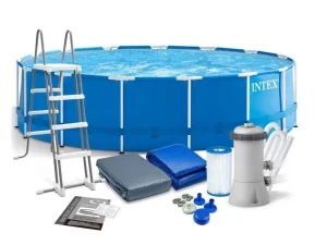 Bazen 457 x 122cm set Merdevine Prekrivač Pumpa Filter