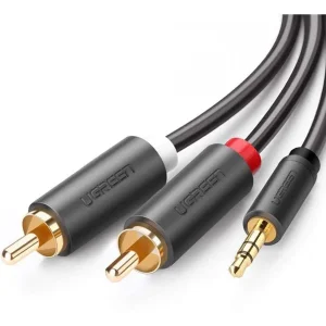 Ugreen 3.5mm na 2xRCA audio kabl 2m (gray) - GARANCIJA