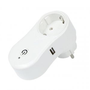 Pametna uticnica WiFi Smart socket 10A, 2000W + USB